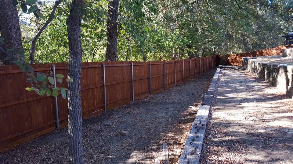 Stained Fence Run