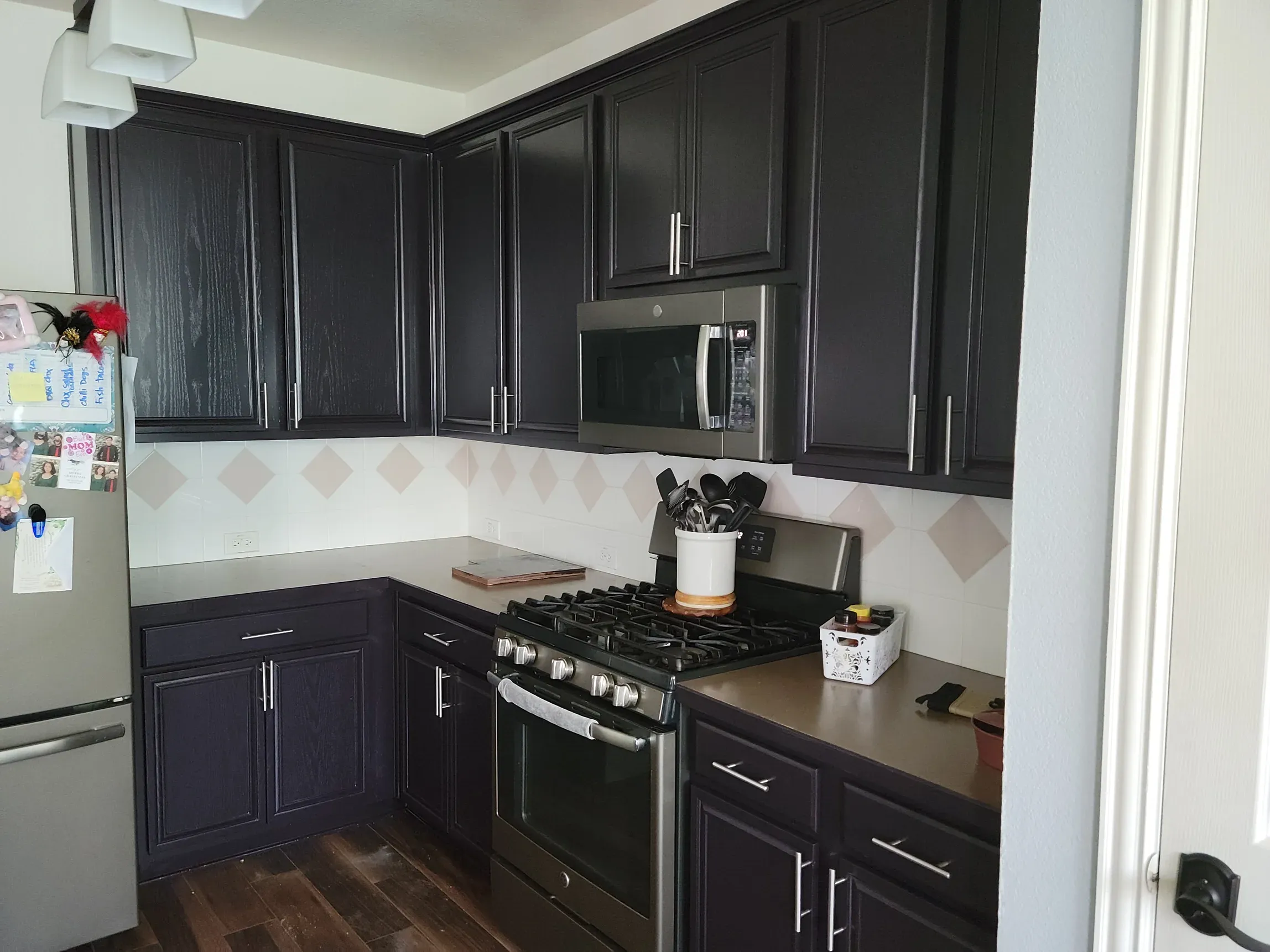Espresso Cabinet Refinish