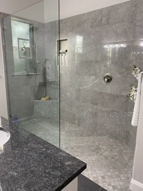 Tiled Walk-In Shower