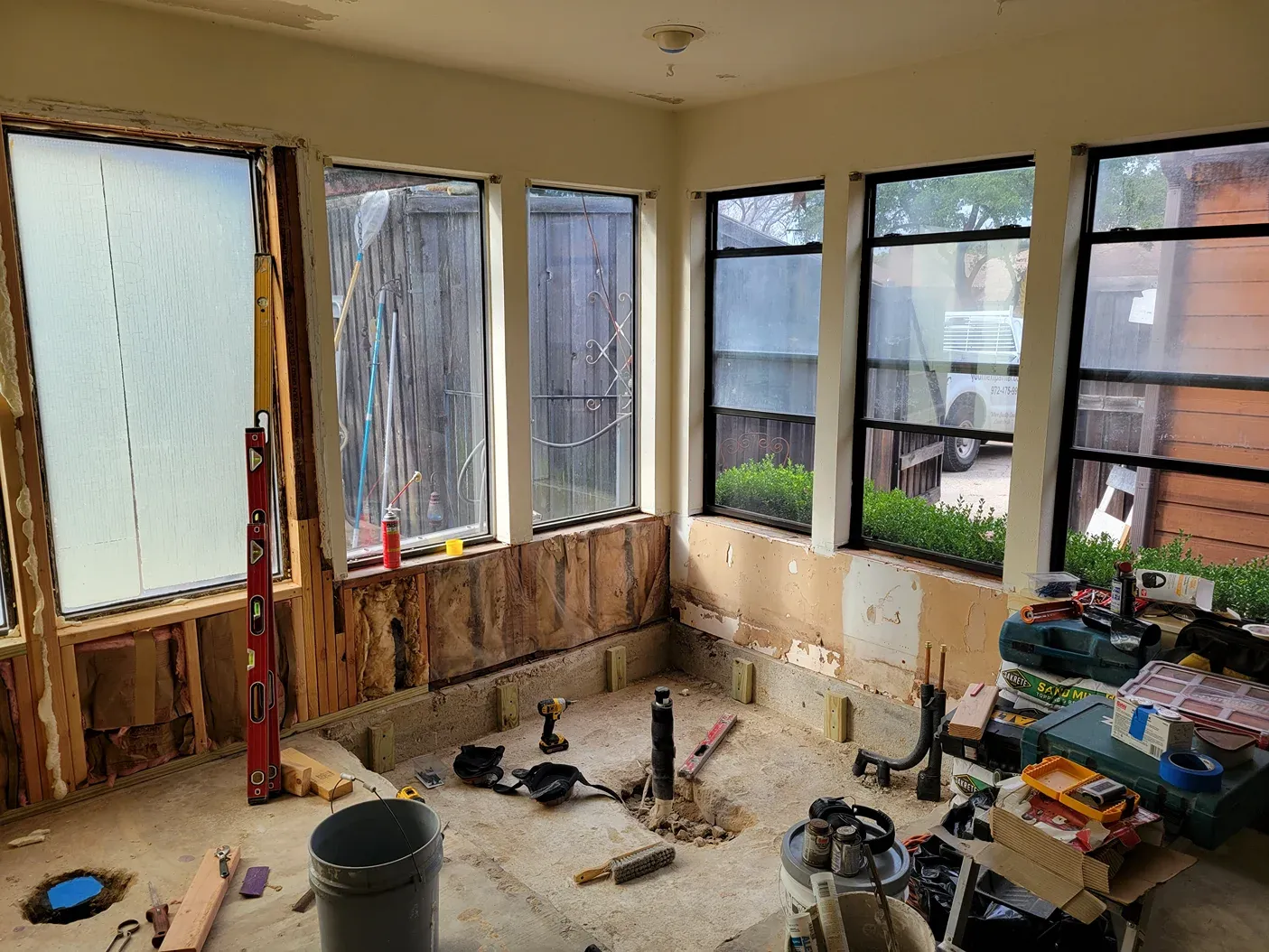 Bath Remodel · Day Two