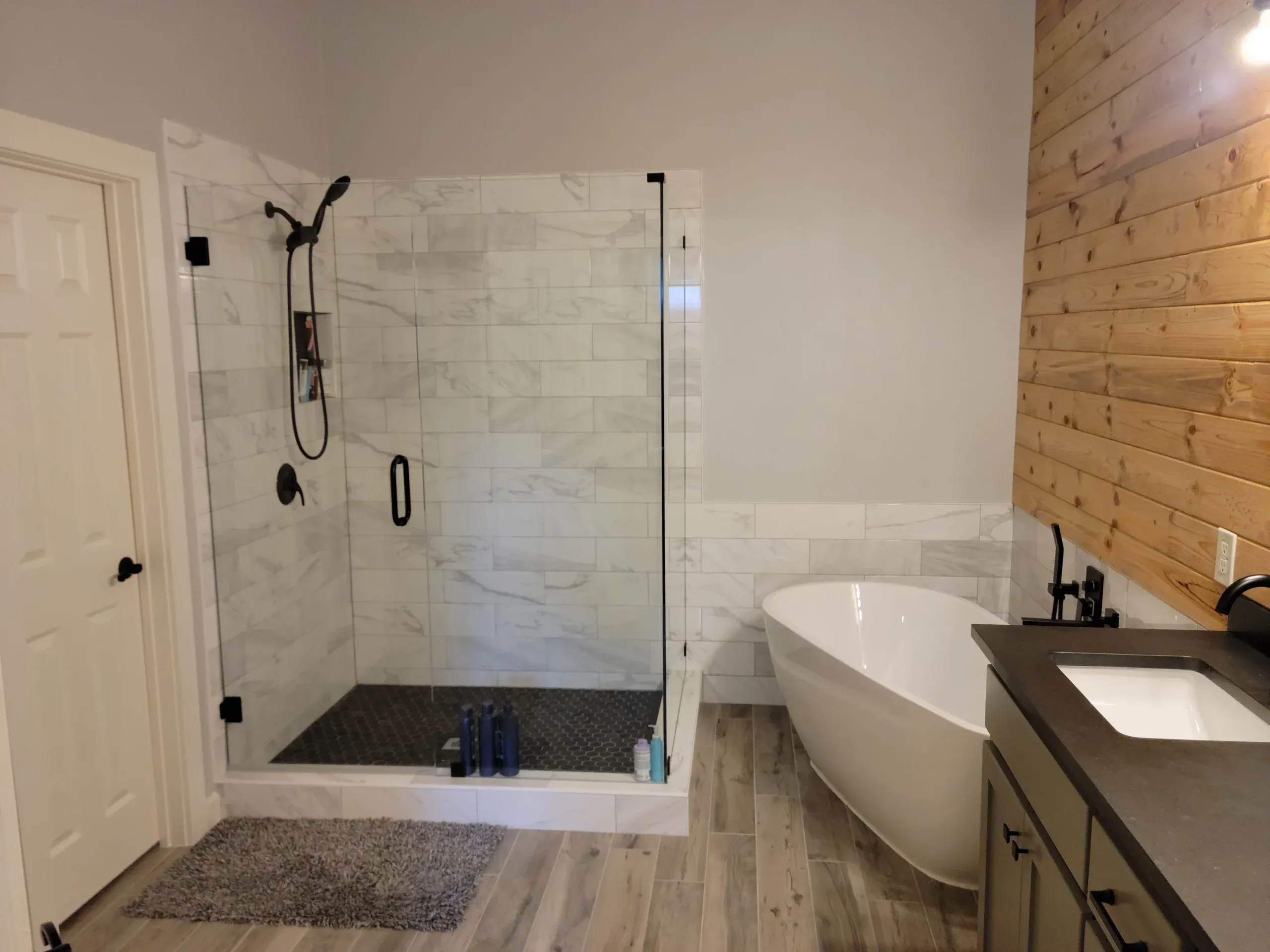 Master Bath · Glass Shower